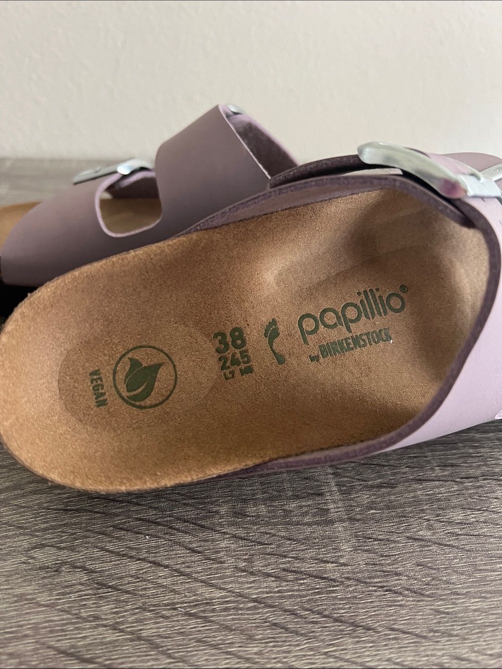 New Papillio by Birkenstock Arizona Platform Sandals Double Buckle 38/US7 - Picture 5 of 6